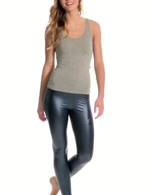 Claire Gerhardstein shiny pants model