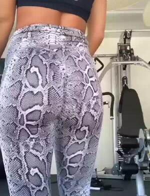 Showing off her hard work