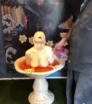 A strange water feature
