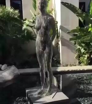 This vanishing sculpture