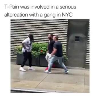 T Pain was involved in a serious altercation