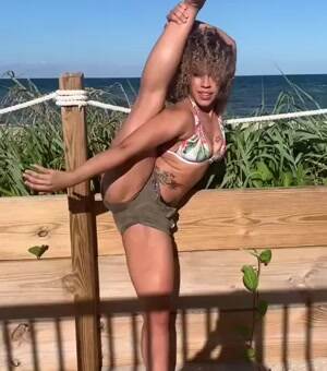 Awesome nature yoga