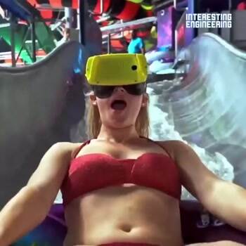 Virtual Reality waterslide