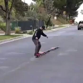 That is some intense skateboarding