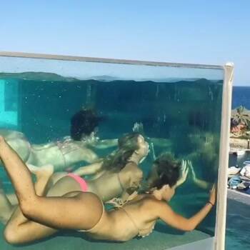 Practicing to be mermaids