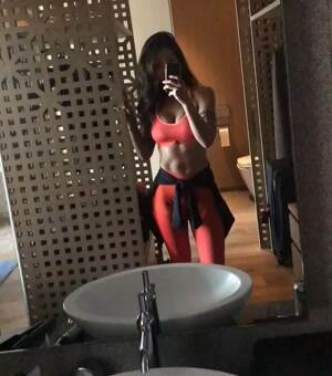 Showing off some ab flex