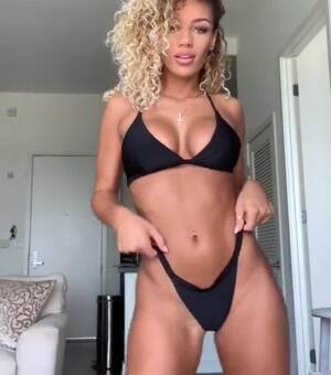 Showing off her pose