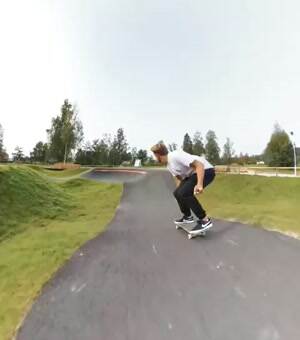 Awesome skateboarding course