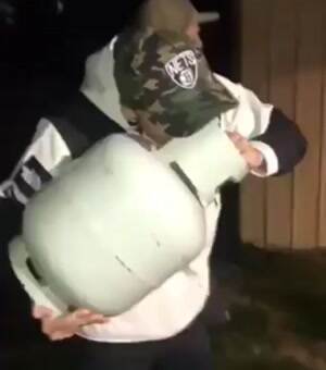 What happens if I inhale propane then turn into a flamethrower