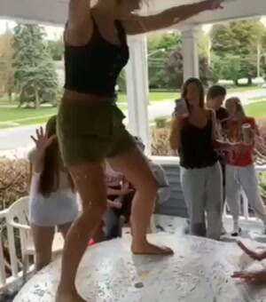 Dancing on the table
