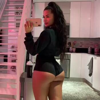 Katya showing iff what her momma gave her