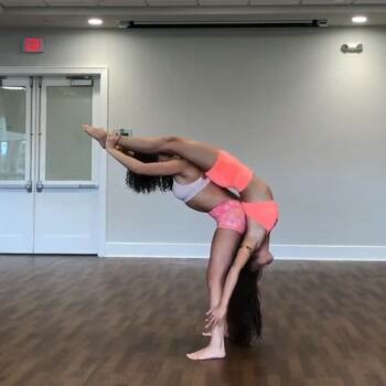Doing some Yoga together