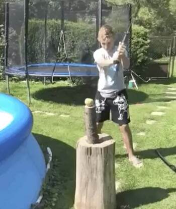 A swing and a giant miss