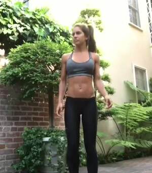 She is in shape