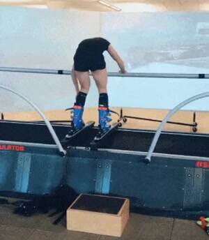 How to practice snowboarding without getting cold
