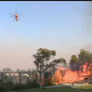 Putting out a little fire