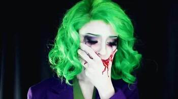 Amazing joker cosplay