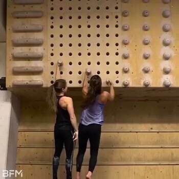 Some awesome rock climbing skills