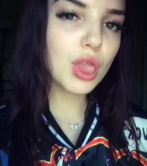 That is some crazy tongue work