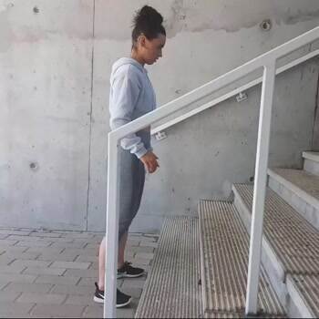 Getting up the steps