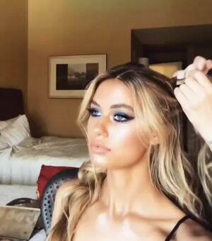 Getting her hair did