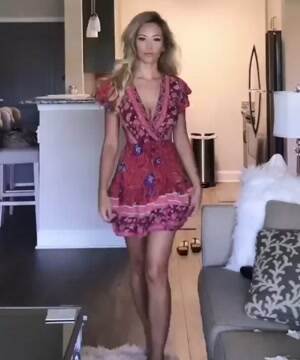 A little spin in the dress
