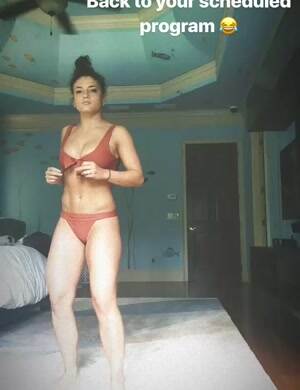 Having some fun with her dance