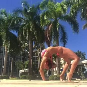 Sarah can move pretty good