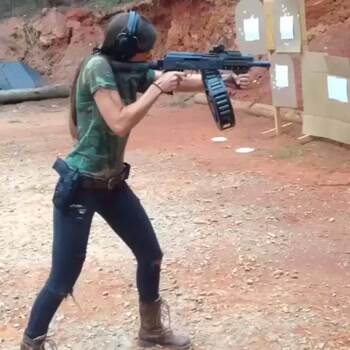 Throwback to range time with this sick shotgun!