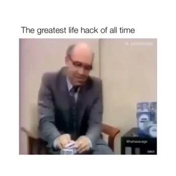 Maybe the greatest life hack of all time