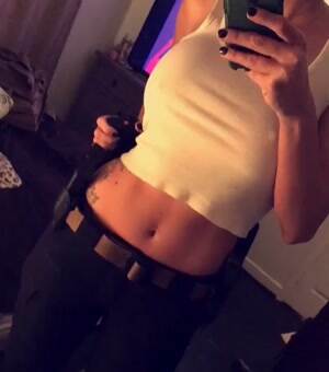 Showing off her new holster