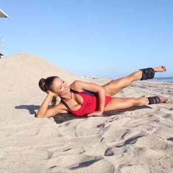 Beach workout