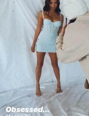 Nice blue dress