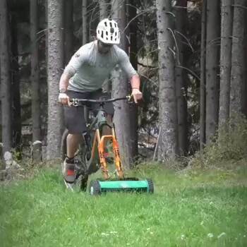 Mowing the lawn with style
