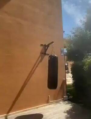 Some punching bag time