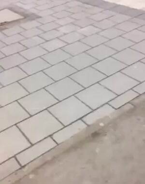 Getting down the steps