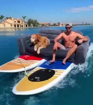 Doing some couch surfing