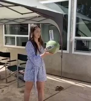 Showing off a fun trick