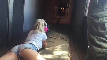 Practicing the shot