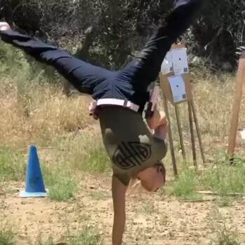 A ninja with a gun