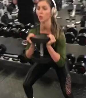 At the gym