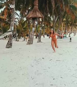 The flipping beach