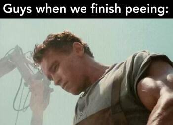Guys when they finish