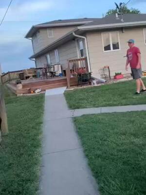 Trying to jump on a horse from behind