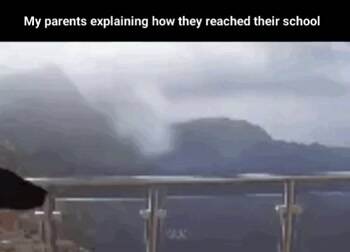 How we got to school