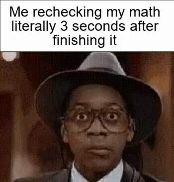 Checking my math