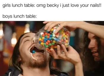 Boys at the lunch table