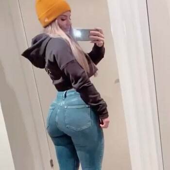 Tight fitting jeans