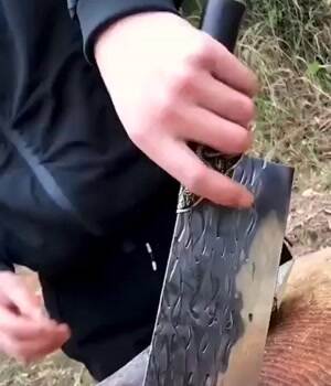 That is one sharp knife