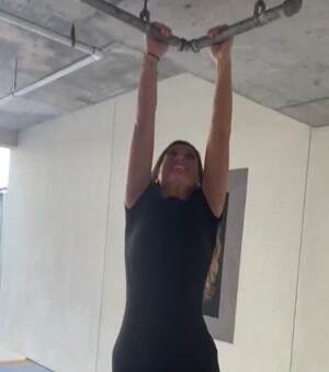 Showing off her skills